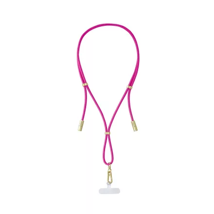 Intenso Cell Phone Charging Lanyard Cable 1,65m Neon Pink