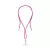 Intenso Cell Phone Charging Lanyard Cable 1,65m Neon Pink