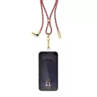 Intenso Cell Phone Charging Lanyard Cable 1,65m Neon Mix