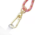 Intenso Cell Phone Charging Lanyard Cable 1,65m Neon Mix