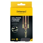 Intenso Cell Phone Charging Lanyard Cable 1,65m Neon Mix