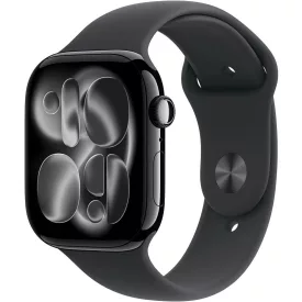   Apple Watch S11 GPS 42mm Jet Black Aluminium Case with Black Sport Band M/L