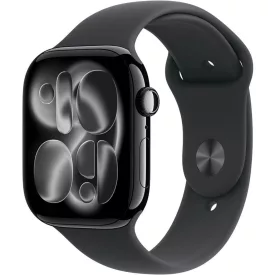   Apple Watch S11 GPS 42mm Jet Black Aluminium Case with Black Sport Band S/M