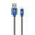 Gembird CC-USB2J-AMCM-2M-BL Premium jeans (denim) Type-C USB cable with metal connectors 2m Blue