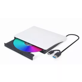 Gembird DVD-USB-031-BW Slim DVD-Writer Black/White BOX