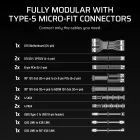 Corsair 1000W 80+ Platinum HX1000i SHIFT