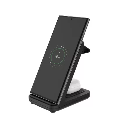 FIXED 3 in 1 Wireless töltő, fekete
