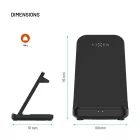 FIXED 3 in 1 Wireless töltő, fekete