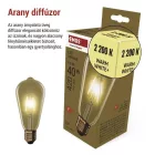 LED izzó EMOS Vintage E27 4,5 W természetes fény 2200K