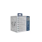 Gembird Universal travel power adapter 20W White