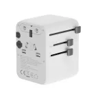 Gembird Universal travel power adapter 70W White