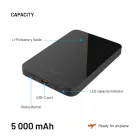 FIXED MagZen 5 Qi2 külső akkumlátor 5000 mAh, fekete