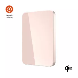 FIXED MagZen 5 Qi2 külső akkumlátor 5000 mAh, rózsaszín