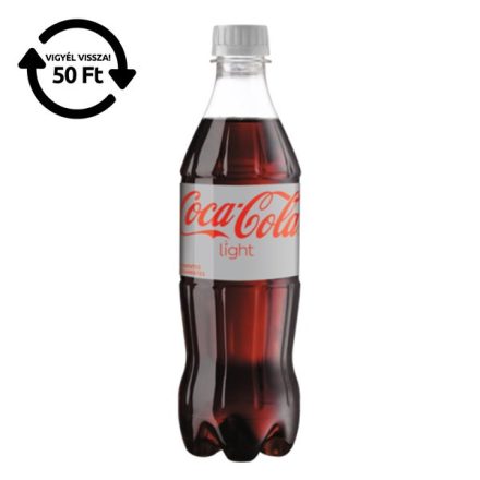 Üdítőital szénsavas COCA-COLA Light 0,5L DRS