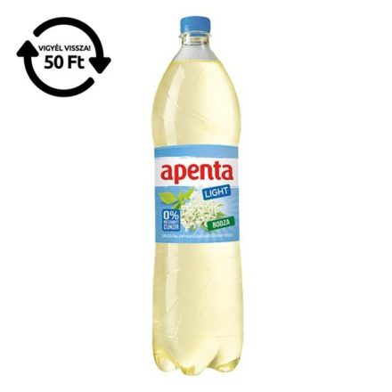 Ásványvíz szénsavas APENTA bodza light 1,5L DRS