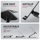 AXAGON STND-LQB stand for notebooks and tablets Black