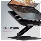 AXAGON STND-LQB stand for notebooks and tablets Black