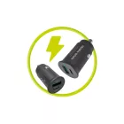 Mobile Origin 30W Super Car Charger CA19 - USB-C, USB-A Black