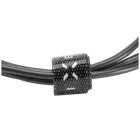 FIXED hosszú USB-C/USB-C kábel, 2m, fekete