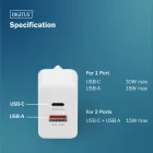 Digitus DA-10301 30W USB GaN Charger White