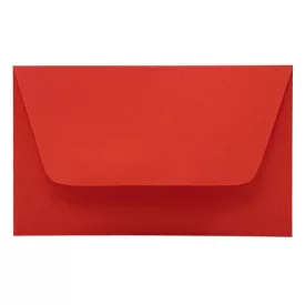   Névjegyboríték színes KASKAD enyvezett 70x105mm 28 korallpiros 50 darabos