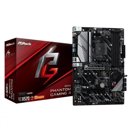 ASRock X570 PHANTOM GAMING 4 javított, hátlap nélkül