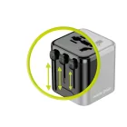 Mobile Origin Universal Travel Adapter PW30 EU/UK/US/AUS Black