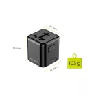 Mobile Origin Universal Travel Adapter PW30 EU/UK/US/AUS Black