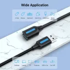Vention USB 3.0 Extension cable 1,5m Black