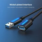 Vention USB 3.0 Extension cable 1,5m Black