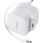 Intenso Compact Fast Charger 65W USB-C/USB-A White