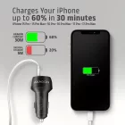 AXAGON PWC-PQ48 PD3.0 & QC4+ 2xOUTPUTS car charger 48W Black