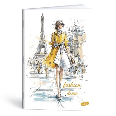 Füzet vonalas LIPAMILL A/4 40 lapos One colour