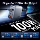 Vention 4-Port USB GaN Charger Grey