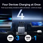 Vention 4-Port USB GaN Charger Grey