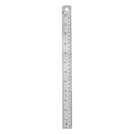 Vonalzó DELI fém 30 cm