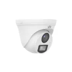 Uniview 5MP analóg ColorHunter Dual-light turret dómkamera, 4mm fix objektívvel, mikrofonnal (DL)