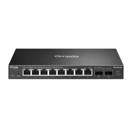 TP-Link ES210X-M2 Omada 8-Port 2.5G BASE-T Easy Managed Switch with 2 10GE SFP+ Slots