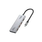 Gembird 4-portos USB3.2 HUB Silver