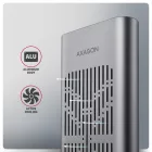 AXAGON EEM2-20GD USB-C 20Gbps Dual M.2 NVMe SSD Clone Mastert Enclosure