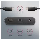 AXAGON EEM2-20GD USB-C 20Gbps Dual M.2 NVMe SSD Clone Mastert Enclosure