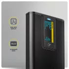 AXAGON EEM2-SD2B USB-C 10Gbps – M.2 NVMe & SATA SSD Display Box Black