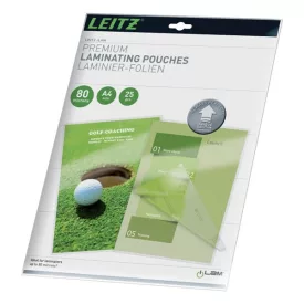   Meleglamináló fólia LEITZ standrard A/4 80 mikronos UDT technológiával 25 darabos
