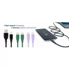 Gembird CC-USB2S-CMCM-1.5M-BK Premium silicon Type-C Power Delivery (PD) charging & data cable 1,5m Black