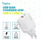 Digitus USB GaN Charger 45W White