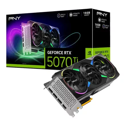 PNY GeForce RTX5070TI 16GB DDR7 Gaming Triple Fan ARGB