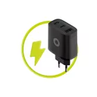 Mobile Origin Mobile Origin GaN 40W Wall Charger MO13, black 1 USB-A + 2 USB-C Black