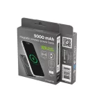 Gembird PB05-WPC15M-LCD-01 5000mAh Wireless PowerBank Black