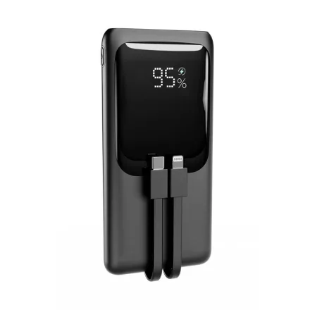 Gembird PB10-PD20-LCD-01 10000mAh PowerBank Black