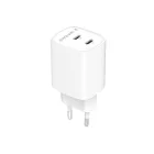Gembird 2-port 45W USB fast charger White